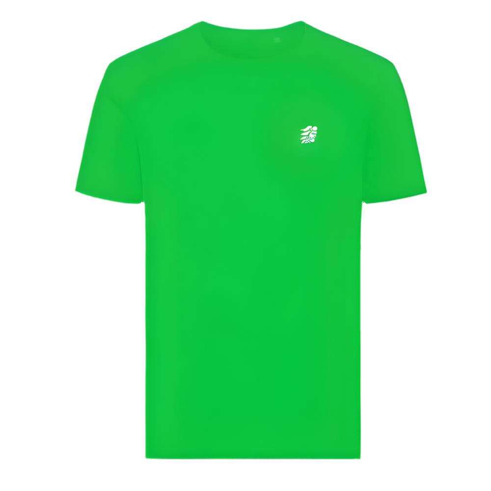 Men's Sports Tee -  Fluorescent Green